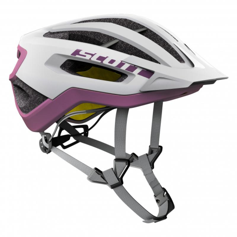 Cyklistická prilba FUGA PLUS REV - White/Purple