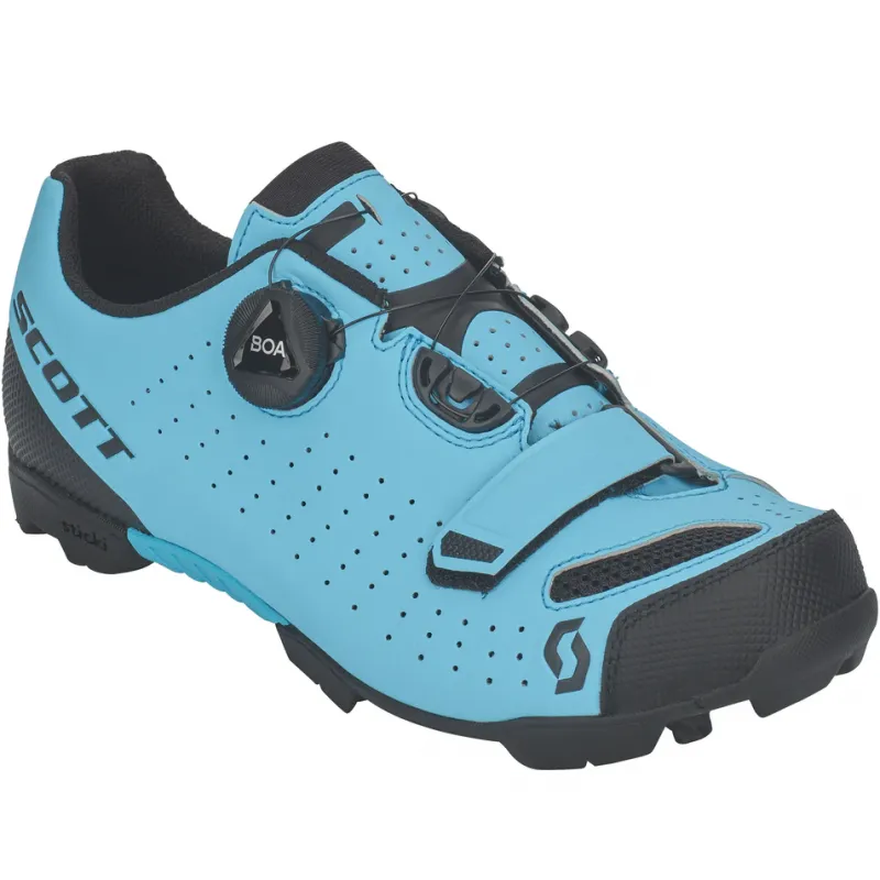 Dámske cyklistické MTB COMP BOA - Light Blue Black 1